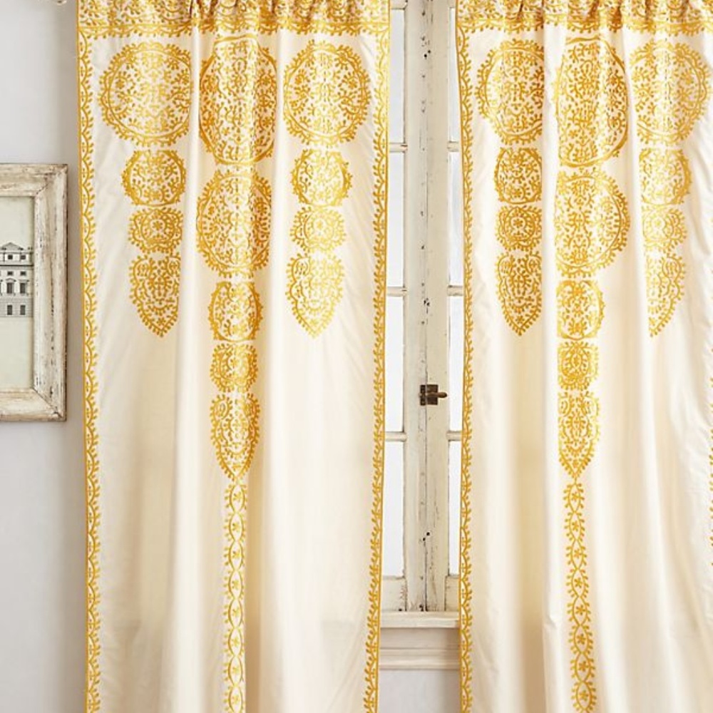 Anthropologie Marrrakech Curtains (4 Panels)